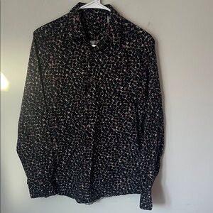 Paul Smith Men’s Multi-Color Casual Button Down Shirt, size small 🗝️